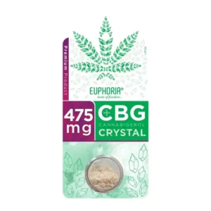 Euphoria Pure CBG Crystal 95% – Tiszta CBG kristály 475 mg (0,5 g)