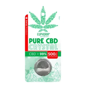 Euphoria Pure CBD Crystal 99% – Tiszta CBD kristály 500 mg (0,5 g)