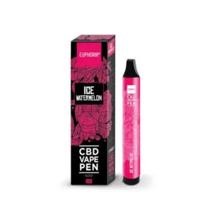 Euphoria CBD Egyszer használatos Vape Toll Jég vízibogya, 2 ml