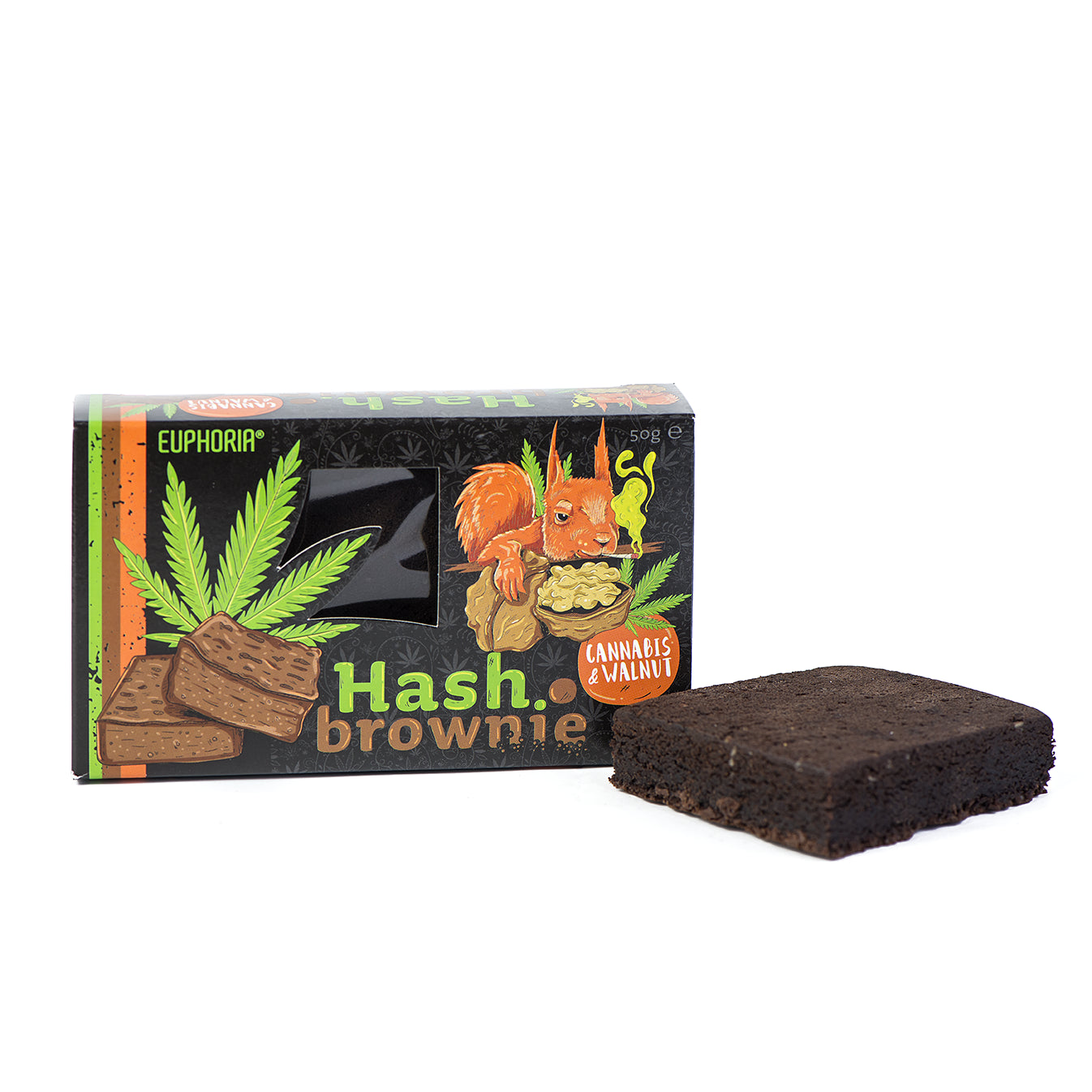 Eufória hash brownie dióval