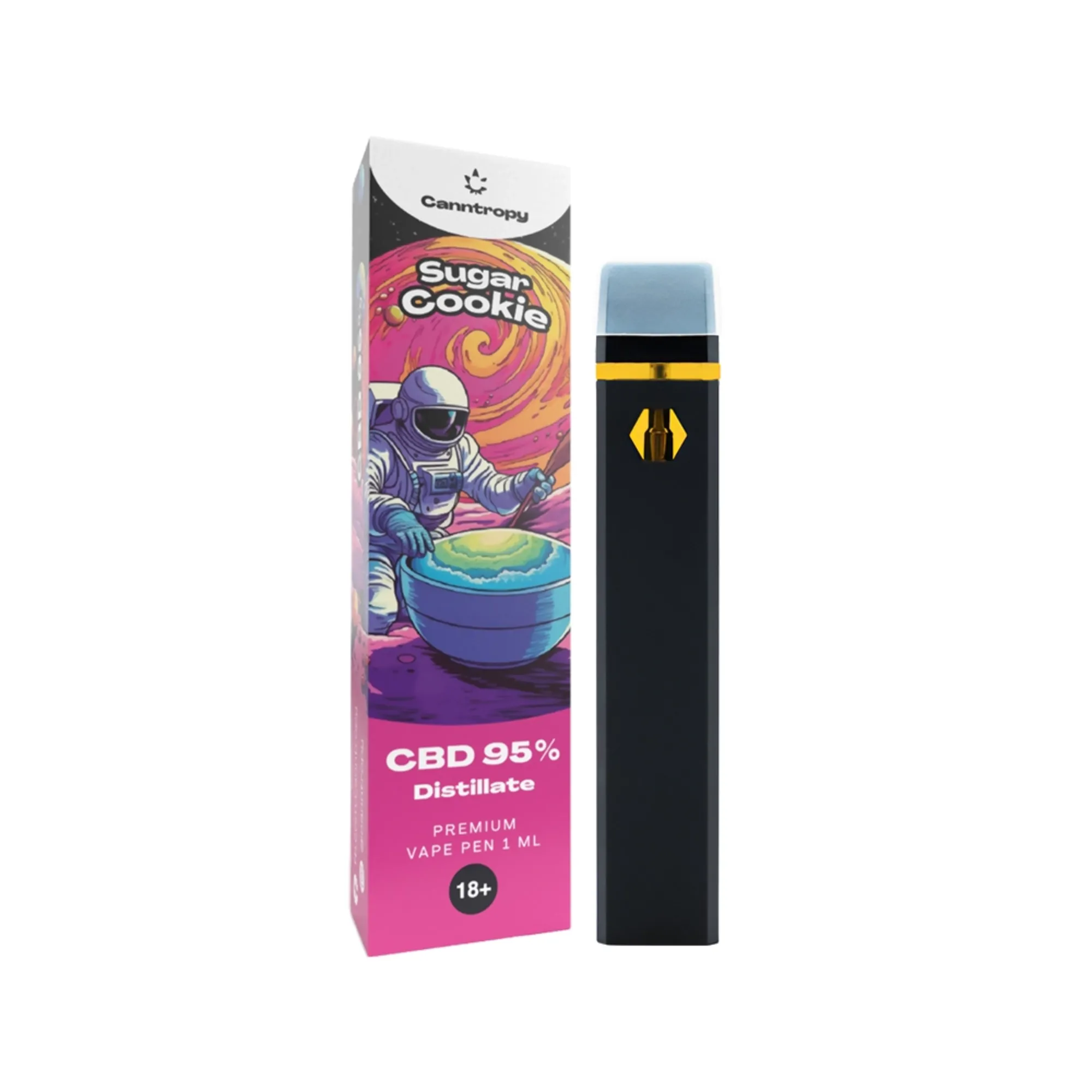 Canntropy CBD eldobható vape toll, cukorsüti ízben