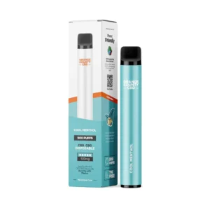 Orange County CBD vape toll Cool Menthol, 250 mg CBD + 250 mg CBG, 3 ml