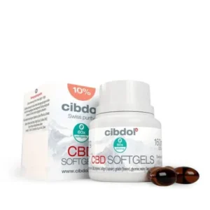 Cibdol CBD puha géles kapszulák (szájlemezek) 10%