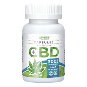 Euphoria CBD kapszulák 300mg – Full Spectrum CBD
