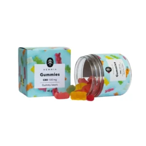 Hemnia CBD 100mg 20 db gumi cukrok cseresznyés, kiwis, ananászos, földigyömbéres ízzel