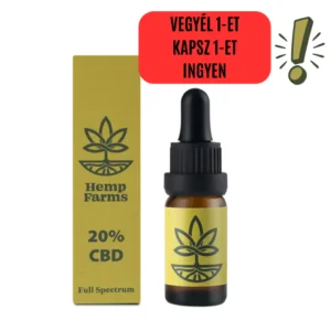 CBD olaj Hemp Farms CBD olaj 20%, 10 ml. Full Spectrum
