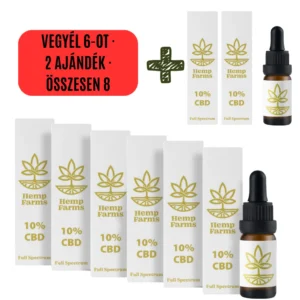 CBD olaj Full Spectrum – Super Combo 6 x 10% (6000 mg)