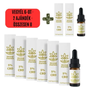 CBD olaj Full Spectrum – Super Combo 6 x 5% (3000mg)