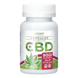 Euphoria CBD kapszulák 900mg – Full Spectrum CBD