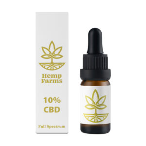 CBD olaj Hemp Farms CBD olaj 10%, 10 ml. Full Spectrum