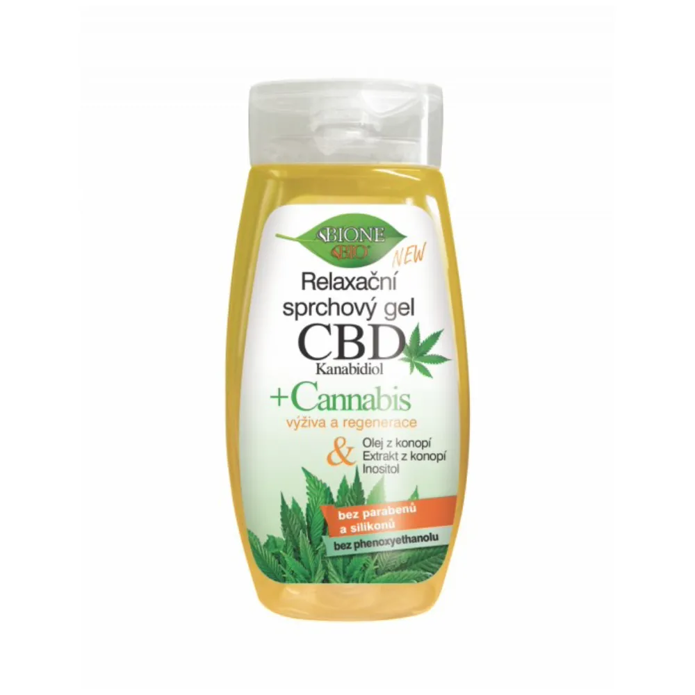 Relaxáló fürdőgél CBD-val - BIONE - 260 ml