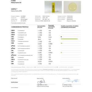 CBD olaj Hemp Farms CBD olaj 20%, 10 ml. Full Spectrum